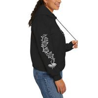 Load image into Gallery viewer, Hoodie — 'Morally Grey' Rose Graphic Hoodie (We See The Red Flags)