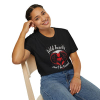 Load image into Gallery viewer, Wild Hearts Can't Be Tamed T-Shirt — Romantic Wolf Moon Graphic Tee