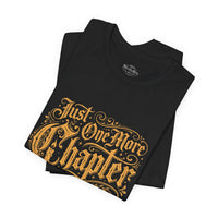 Load image into Gallery viewer, T‑Shirt — "Just One More Chapter" Vintage Reader Graphic Tee